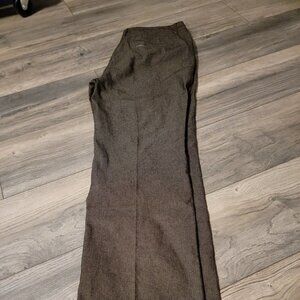 Larry Levine Brown herringbone type print size 10 pants